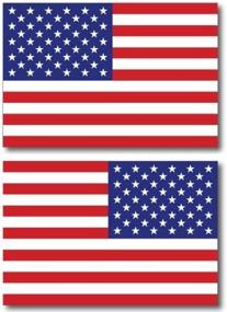 img 2 attached to 🚗 American Flag Car Magnet Decals, Opposing 2 Pack, 4x6 Inches, Heavy Duty Automotive Magnet for Car Truck SUV - Magnetize Me