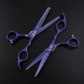img 1 attached to Professional Salon Hair Cutting Thinning Scissors TIJERAS Barber Shears Set For Hair Cutting Tools