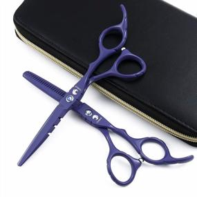 img 4 attached to Professional Salon Hair Cutting Thinning Scissors TIJERAS Barber Shears Set For Hair Cutting Tools