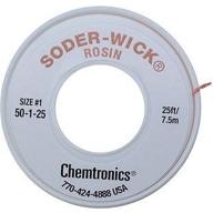 chemtronics 50 1 25 soder wick rosin desoldering logo