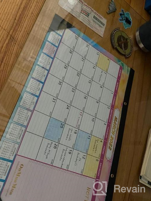 img 1 attached to Stay Organized With Our 2023-2024 Monthly Academic Desk Calendar - Perfect For Home, School, And Office Use! review by Carlos Block