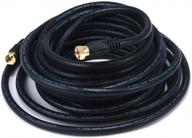 обеспечьте беспрепятственное подключение с помощью 25-футового коаксиального длинного соединительного кабеля rg6 от imbprice в черном цвете логотип