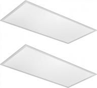 upgrade your space with faithsail 2x2 led troffer lights - high-efficiency, high-illumination flat panel ceiling lights for offices and retail locations - 2 pack logo
