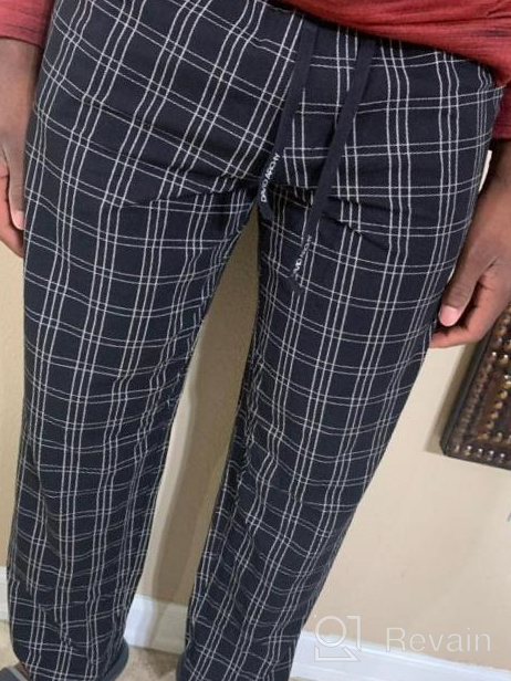 img 1 attached to Discover Premium Comfort with DAVID ARCHY Cotton Pajama Bottoms - Men's Clothing review by Pat Nard