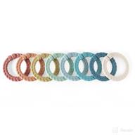 🌈 itzy ritzy linking ring set: 8 braided, rainbow-colored rings for car seats, strollers & activity gyms logo