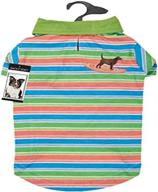 🐾 casual canine hawaiian breeze upf40 dog polo shirt - x-small logo