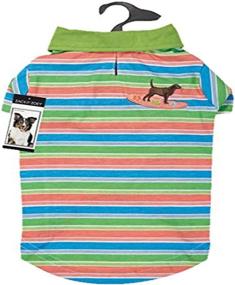 img 4 attached to 🐾 Casual Canine Hawaiian Breeze UPF40 Dog Polo Shirt - X-Small