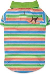 img 3 attached to 🐾 Casual Canine Hawaiian Breeze UPF40 Dog Polo Shirt - X-Small