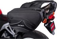 🏍️ cortech super 2.0 36-liter motorcycle saddlebag - black: sleek design for optimal storage and style логотип