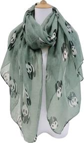 img 1 attached to GERINLY Animal Print Scarves Pattern Women's Accessories via Scarves & Wraps