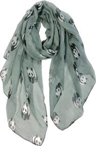 img 4 attached to GERINLY Animal Print Scarves Pattern Women's Accessories via Scarves & Wraps