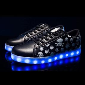 img 3 attached to Step Up Your Style With DoGeek Led Shoes: Women'S 15 Color Light Up Sneakers