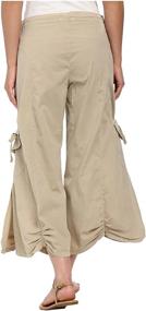 img 1 attached to Casually Chic: XCVI Women'S Cargo Gaucho Crop For Effortlessly Stylish Looks