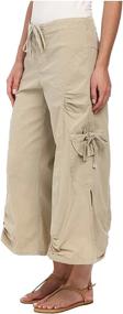 img 2 attached to Casually Chic: XCVI Women'S Cargo Gaucho Crop For Effortlessly Stylish Looks