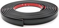 🚗 dawn enterprises, inc. es12618-pk universal fit matte black body side molding trim pack - ultimate 18' protection for cars, trucks, vans, and more! логотип