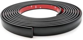 img 4 attached to 🚗 Dawn Enterprises, Inc. ES12618-PK Universal Fit Matte Black Body Side Molding Trim Pack - Ultimate 18' Protection for Cars, Trucks, Vans, and More!