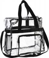streamlined style: dapaser's stadium-approved clear bag for event-goers logo