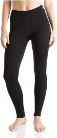 img 4 attached to Women'S 100% Merino Wool Base Layer Thermal Leggings By MERIWOOL