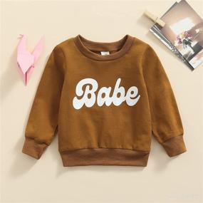 img 3 attached to Clothes Printed Pullover Sweatshirt Sweater Apparel & Accessories Baby Boys , Clothing