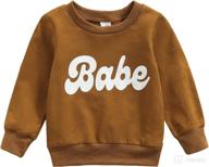 clothes printed pullover sweatshirt sweater apparel & accessories baby boys , clothing logo