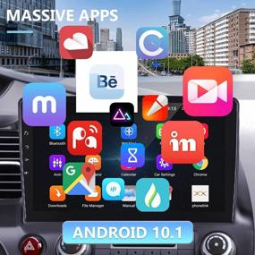 img 2 attached to Обновите свой Honda Civic с помощью автомобильной стереосистемы Android с сенсорным экраном HD 10,1 дюйма — Wi-Fi, GPS, Mirror Link, резервная камера и многое другое!