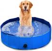 foldable pet and kids swimming pool by zone tech - durable, leakproof and collapsible bathing tub for outdoor and indoor backyards - ideal for playing and bathing pets logo