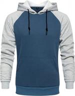 pullover hooded sweatshirt for men with kanga pocket - duofier hoodies logo