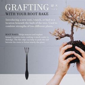 img 1 attached to BambooMN Bonsai Root Rake Tool - 1 Piece | Perfect For Pruning & Trimming Roots