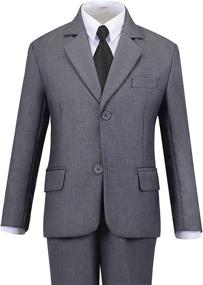 img 3 attached to 👶 Toddler Tuxedo Suit - Boys' Clothing for Special Occasions - Suits & Sport Coats