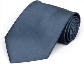 img 1 attached to Premium Solid Color Necktie By Tiemart - Elevate Your Style