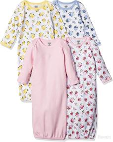 img 4 attached to Luvable Friends Unisex Cotton Floral Apparel & Accessories Baby Boys