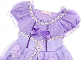 img 1 attached to Превратите свою маленькую девочку в принцессу с рождественским костюмом Jurebecia!