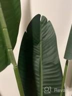 img 1 attached to Set Of 2 Fopamtri 5-Foot Artificial Bird Of Paradise Plants - Perfect Faux Tropical Palm Trees For Indoor/Outdoor Home, Garden, Office And Store Decor review by Monica Smith