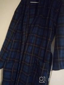 img 4 attached to Cozy up in Style with the John Christian Fleece Tartan Large: A Perfect Winter Wardrobe Essential!
