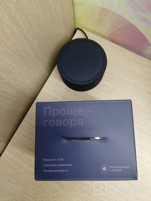 img 2 attached to Smart Column Yandex New Station Mini - smart column with Alice (no watch), black onyx review by Ai Fitira ᠌