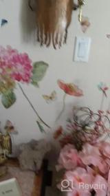 img 5 attached to Преобразите свое пространство с помощью Lisa Audit Garden Flowers Peel And Stick Giant Wall Decals от RoomMates