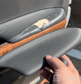 img 5 attached to Beige Vinyl Lid Pad Cover Replacement For 2008-2012 Honda Accord Sedan Auto - ABIGAIL Front Door Panels Armrest