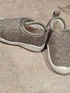 img 1 attached to Stylish and Secure Z T FUTURE Fleece Anti Slip Toddler Sneakers for Boys review by David Schweigert