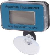 🌊 blue waterproof lcd digital aquarium submersible thermometer by jardin logo