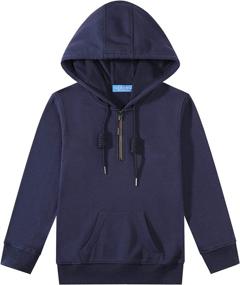 img 4 attached to Camii Mia Kangaroo Sweatshirts Pullover Boys' Clothing : Fashion Hoodies & Sweatshirts