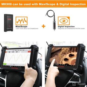 img 1 attached to Autel MaxiCOM MK908 Scanner with $60 MV108: 2022 Upgrade of MaxiSys MS906BT MK906BT - Advanced ECU Coding, Full Bi-Directional Control & Active Test, All System Diagnosis & 36+ Services, FCA AutoAuth