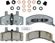 🚗 enhanced ceramic front disc brake pad set - acdelco gold 17d369ch логотип