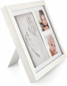 img 3 attached to WavHello Baby Handprint & Footprint Frame Kit, Clay Casting & Photo Memory Keepsake Frame, Baby Registry Gift & Baby Shower, Baby Boy Gift & Baby Girl Gift - First Impressions
