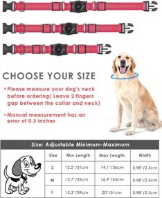 img 3 attached to KATUMO Reflective Air Tag Dog Collar - Waterproof Airtag Holder For Small Dogs & Puppies (S, Red)