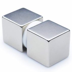 img 4 attached to Мощные неодимовые кубические магниты DIYMAG класса N52, 1 дюйм, упаковка из 2 шт.
