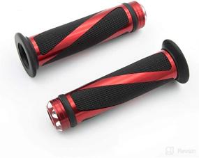 img 2 attached to 🏍️ High-Quality Universal 7/8" 22mm Motorcycle Hand Grips for Grom CBR600RR CBR1000RR and More