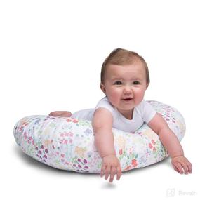 img 1 attached to Boppy Original Nursing Pillow and Positioner: Garden Party, Fashionable Cotton Blend Fabric for Optimal Comfort