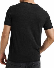 img 2 attached to Mens Henley Shirts Long/Short Sleeve Button Tops Casual Regular Fit Lightweight T-Shirts
