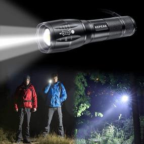img 1 attached to High Lumen Tactical Flashlight With 5 Modes, Zooming And Water Resistance - Ideal For Camping, Hiking, Emergencies And Outdoor Activities By KEPEAK LED