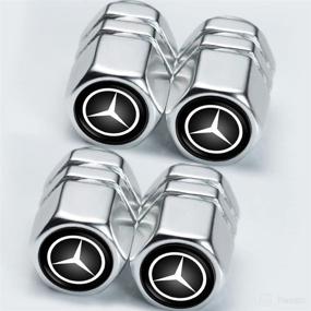 img 2 attached to Metal Mercedes Styling Decoration Accessories Tires & Wheels